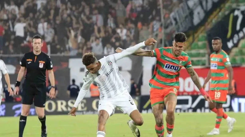 Trendyol Süper Lig: Alanyaspor: 1 - Beşiktaş: 1 (Maç sonucu) Trendyol Süper Lig: Alanyaspor: 1 - Beşiktaş: 1 (Maç sonucu)