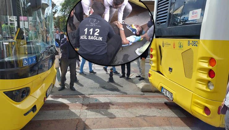 Gaziosmanpaşa’daki İETT peronlarında feci kaza