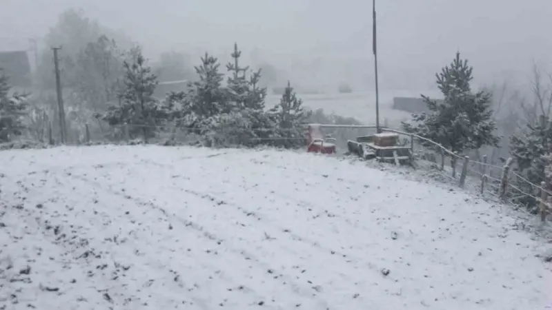 Kastamonu’da mayıs ayında kar sürprizi Kastamonu’da mayıs ayında kar sürprizi