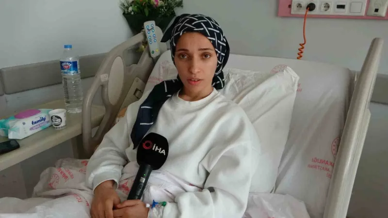 Milli sporcu Rabia Topuz taburcu oldu Milli sporcu Rabia Topuz taburcu oldu