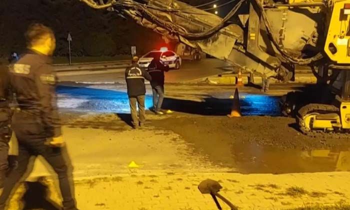 Ümraniye’de asfaltlama yapan İBB işçilerine saldırı