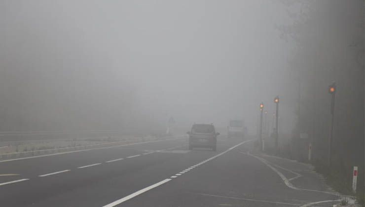 Bolu Dağı’nda görüş mesafesi 20 metreye düştü