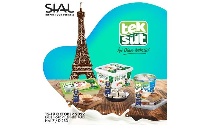 Teksüt, Avrupa’nın en büyük gıda fuarı SIAL Paris’e katılıyor