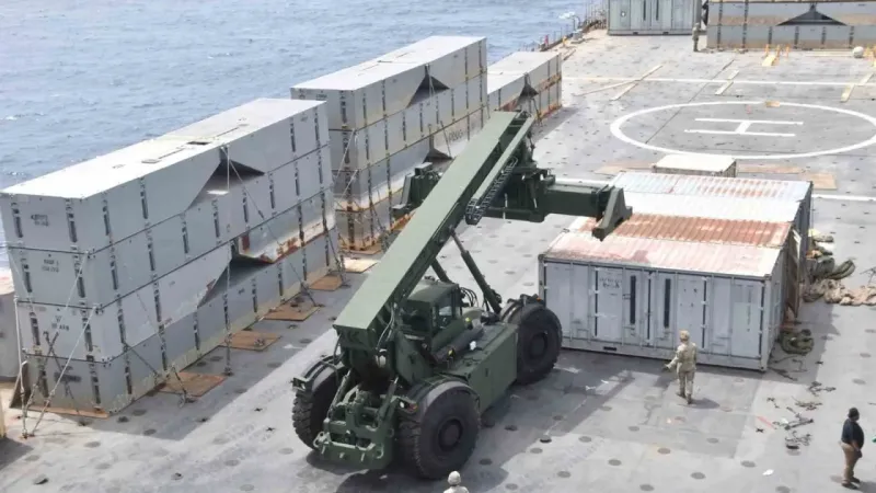 ABD ordusu, Gazze açıklarındaki geçici iskele kurulumunu tamamladı