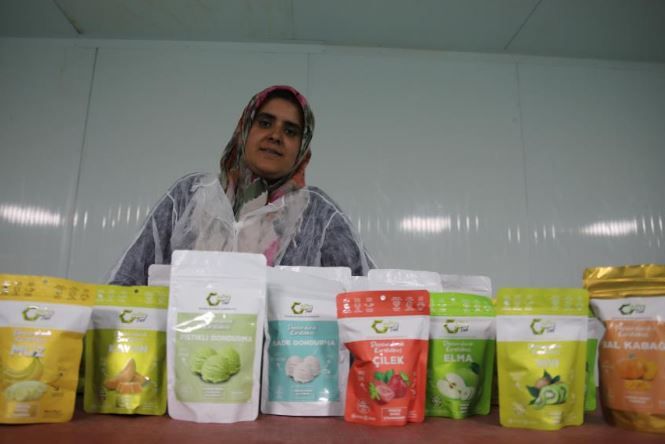 Kadın üreticilerden bir ilk! Kurutulmuş dondurma