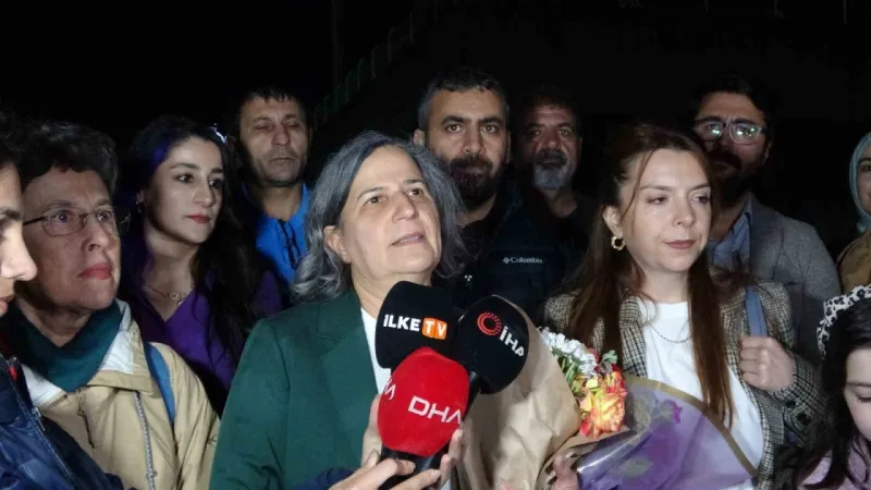 6-8 Ekim olayları davasında Gültan Kışanak tahliye edildi 6-8 Ekim olayları davasında Gültan Kışanak tahliye edildi
