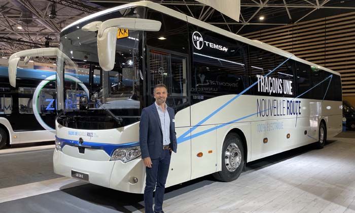 TEMSA, iki elektrikli aracını Fransa’da tanıttı