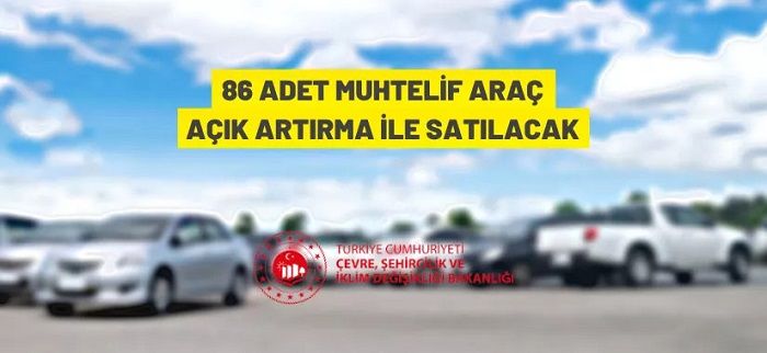 İstanbul Çevre, Şehircilik ve İklim İl Müdürlüğü’nden araç satış ihalesi