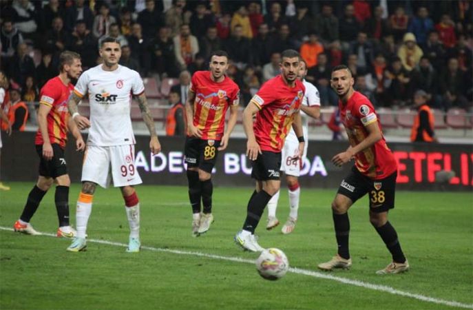Galatasaray, Kayseri’den puansız dönüyor
