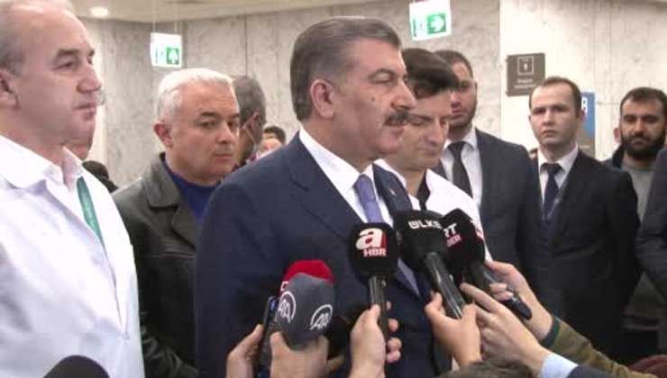 Bakan Koca: 6 hastamızın 5’inin durumu ciddi, solunum cihazına bağlı