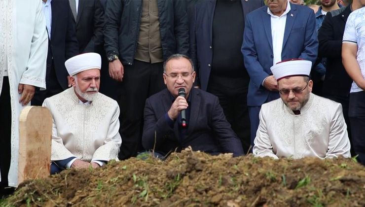 Bakan Bozdağ maden şehidinin başında Kur’an-ı Kerim okudu