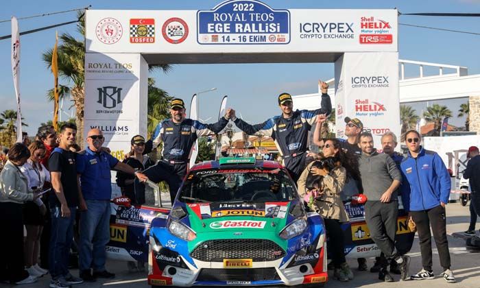 2022 Royal Teos Ege Rallisi’nde ilk gün tamamlandı
