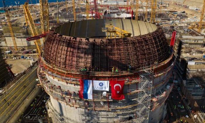 Akkuyu NGS’nin 1’inci ünitesinde iç koruma kabuğu tamamlanıyor