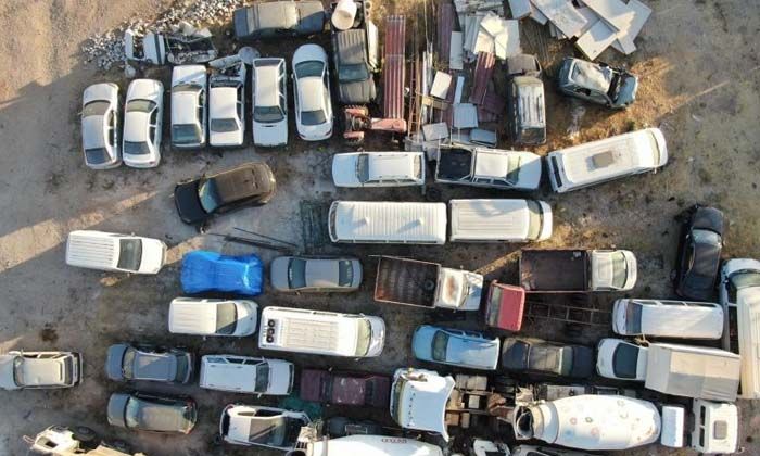 25 milyonluk servet, araç mezarlığında göz göre göre çürüyor