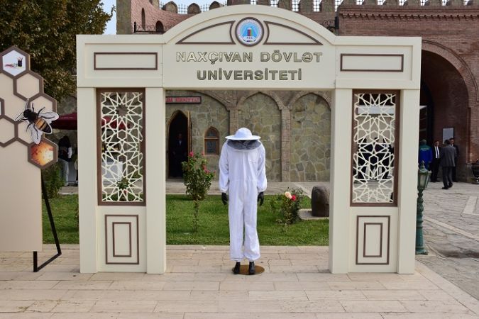 Nahçıvan’da düzenlenen Bal Festivali coşku ile karşılandı