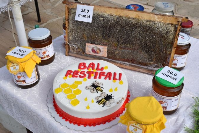 Nahçıvan’da düzenlenen Bal Festivali coşku ile karşılandı