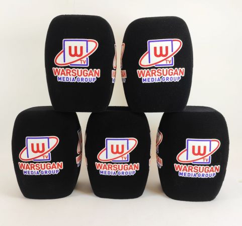 Farklı şekilleriyle mikrofon süngeri baskı modelleri