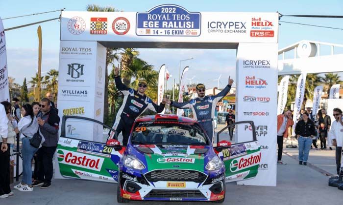 Castrol Ford Team Türkiye, Ege Rallisi’nin de markalar birincisi oldu