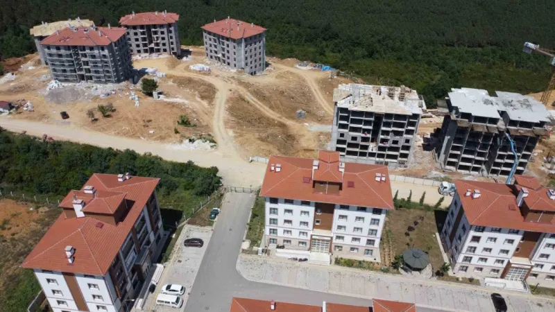 Bursa’da yeni TOKİ projesinde bloklar yükseliyor