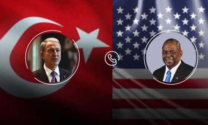 Bakan Akar, ABD Savunma Bakanı Austin ile görüştü