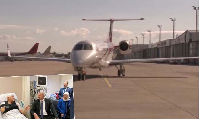 Binali Yıldırım ve Şamil Ayrım ambulans uçakla İstanbul’a getirildi