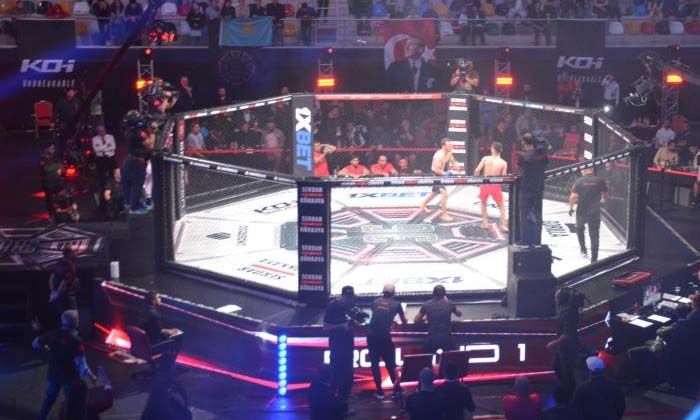 Octagon Türkiye’de ilk kez yapıldı, seyircilerle özel güvenlik kavga etti