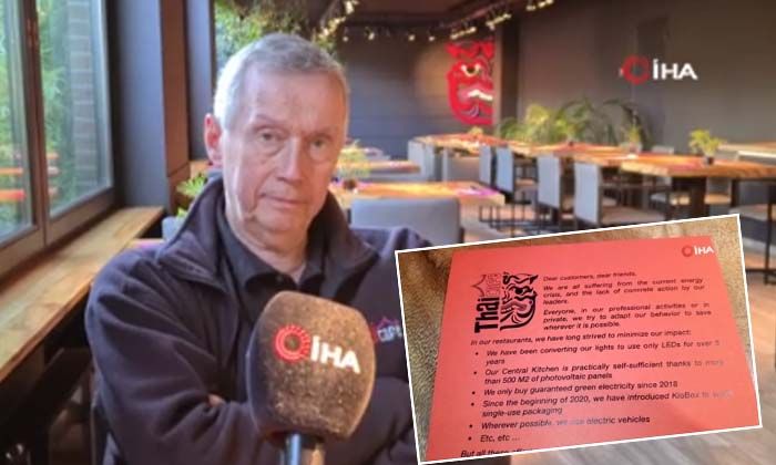 Belçika’da restoran sahibi, elektrik faturası için müşterilerden 1 Euro istiyor