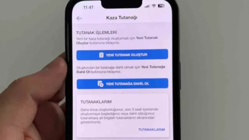Kaza tespit tutanağı artık e-Devlet’te