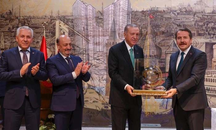 Cumhurbaşkanı Erdoğan, ILC heyetini kabul etti