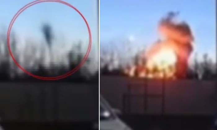 Rusya’da bir haftada ikinci kaza! Savaş uçağı iki katlı binanın üzerine düştü