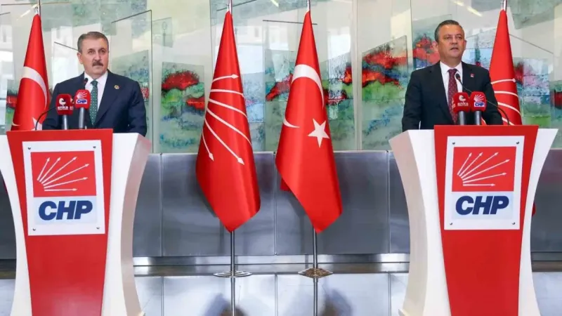 BBP lideri Destici’den CHP lideri Özgür Özel’e ziyaret