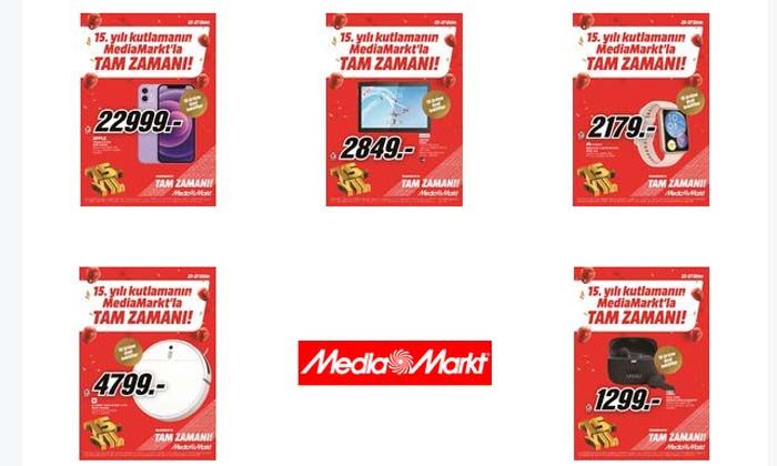 MediaMarkt Türkiye’nin 15’inci yaşına özel kampanyaları devam ediyor MediaMarkt Türkiye’nin 15’inci yaşına özel kampanyaları devam ediyor