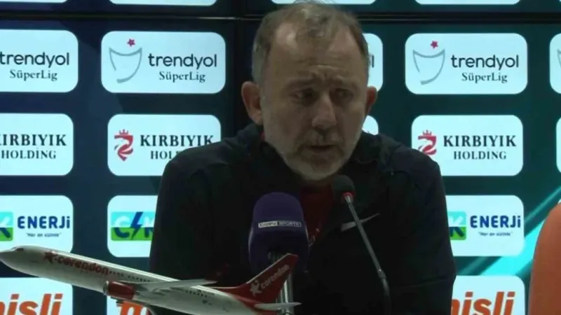 Sergen Yalçın: “Bugün itibarıyla takımdan ayrılıyoruz”