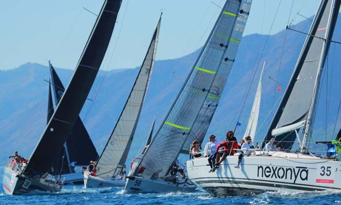 Marmaris’te yelkenlerin görsel şovu başladı