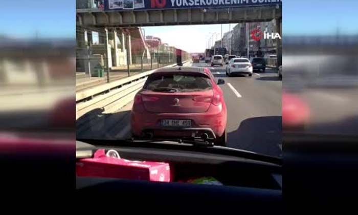 Ambulansa yol vermeyen sürücüye 819 TL ceza