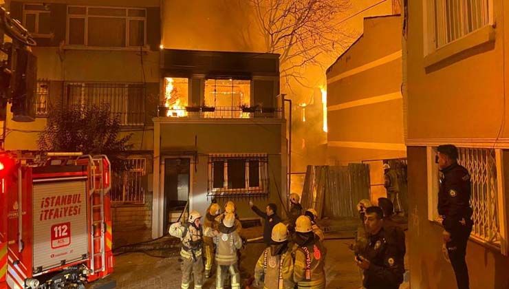 Metruk binada başlayan yangın 5 binaya sıçradı