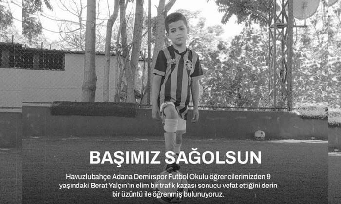 9 yaşındaki Berat Yalçın trafik kazasında hayatını kaybetti