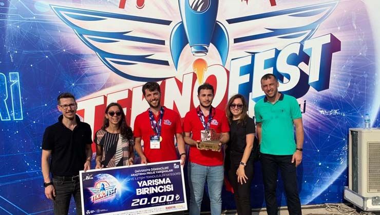 Ford Otosan ekibinin desteğiyle, Eskişehir Teknik Üniversitesi öğrencilerine TÜBİTAK’tan birincilik ödülü