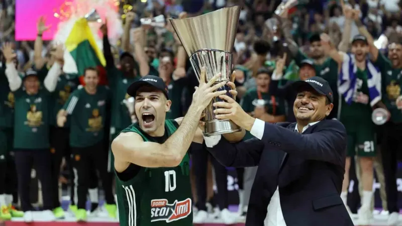 Ergin Ataman'lı Panathinaikos 7. kez şampiyon