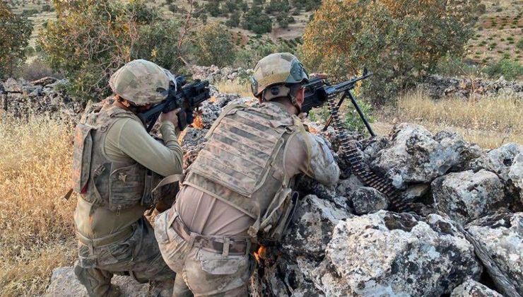 Mehmetçik taciz ateşi açan 13 teröristi imha etti
