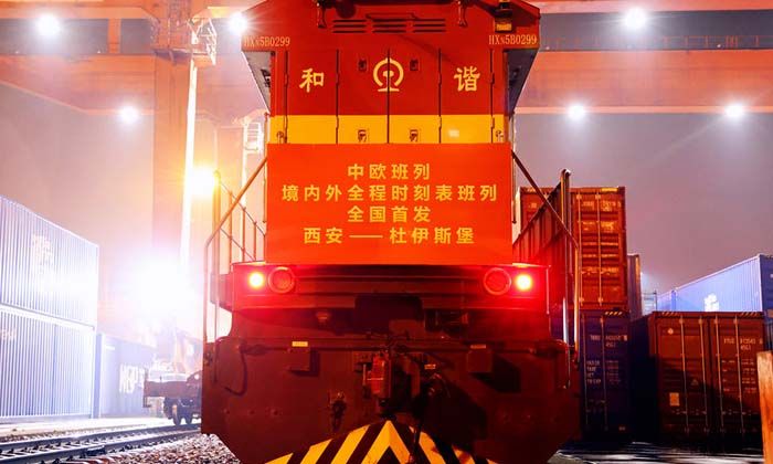 2022 yılında Çin’den Avrupa’ya giden tren seferi sayısı 14 bine ulaştı