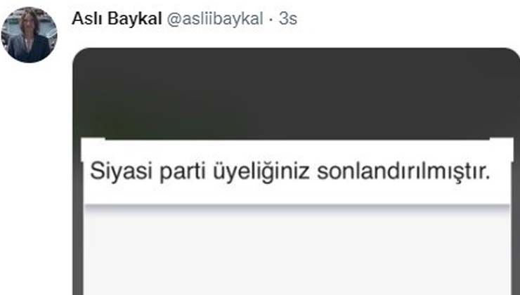 Deniz Baykal’ın kızı Aslı Baykal CHP’den istifa etti