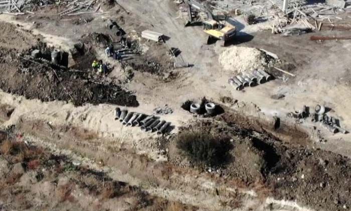 İnşaat kazısı sırasında insan kemikleri bulundu