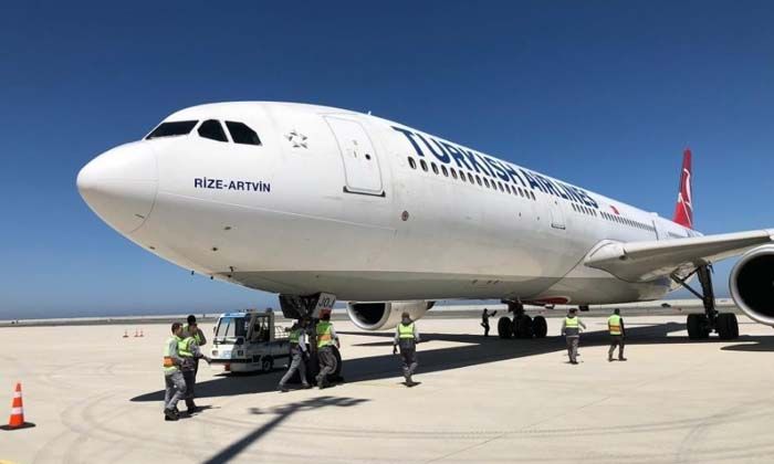 Rize Artvin Havalimanını 411 bin 171 yolcu kullandı