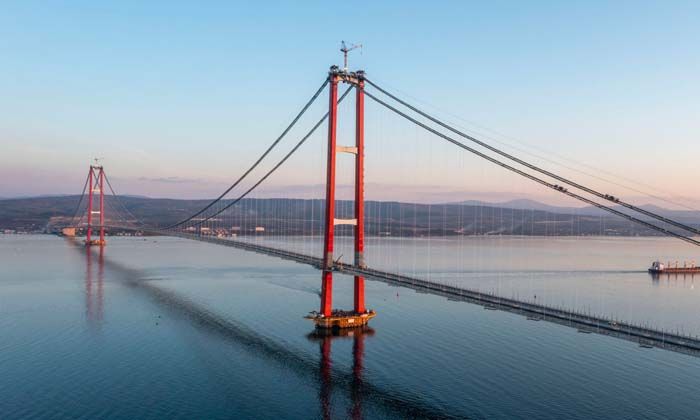 1915Çanakkale Köprüsü Yapım Metodolojisi alanında Yılın En Başarılı Projesi seçildi