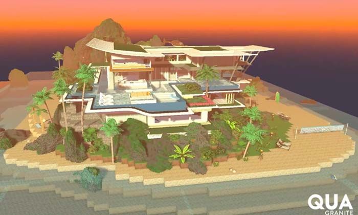 QUA, Sandbox’taki adasında villa tasarımını tamamladı