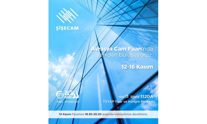 Şişecam, Avrasya Cam Fuarı’nda yenilikçi düzcam ürünlerini sergileyecek