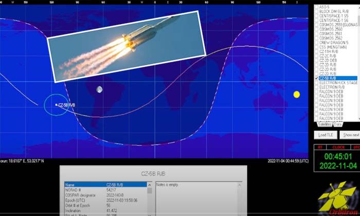 23 tonluk Çin roketi dünyaya düştü