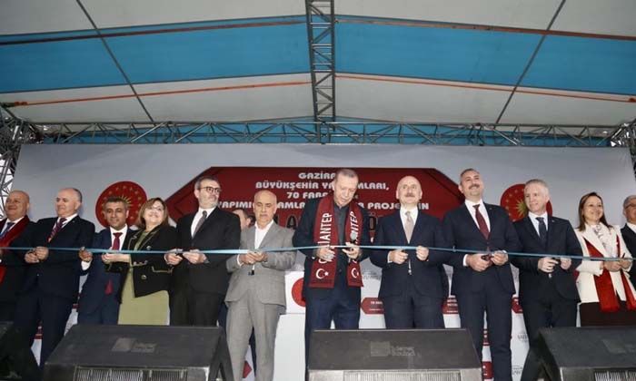 Trafik yükünü hafifletecek Gaziray törenle hizmete açıldı