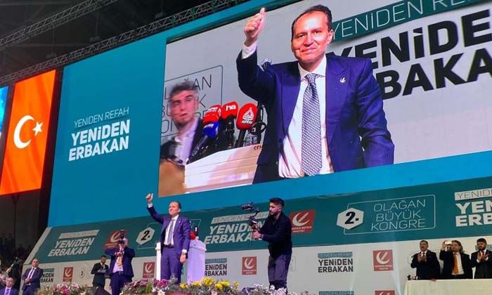 Yeniden Refah Partisi genel başkanlığına yeniden Fatih Erbakan seçildi